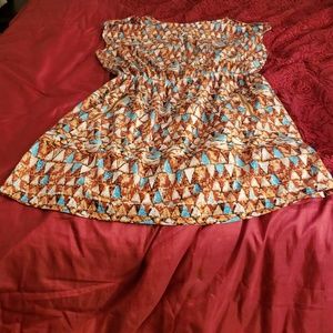 2 Printed 2X Dresses